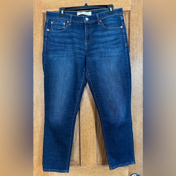 GAP Best Girlfriend Mid Rise Jean, Medium Indigo Size 29 Regular - Picture 1 of 7